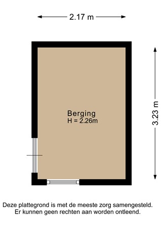 Floorplan - Schiedamsedijk 62D, 3011 EH Rotterdam